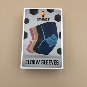 Sparthos Knee Compression Sleeves (Pair) – Joint Protection and Support Large